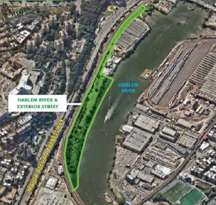 Harlem River & Exterior St, Bronx, NY à louer - Aérien – Image 1 sur 2
