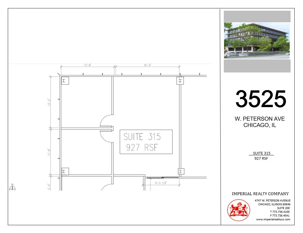 3525 W Peterson Ave, Chicago, IL à louer Photo de l’immeuble– Image 1 sur 1