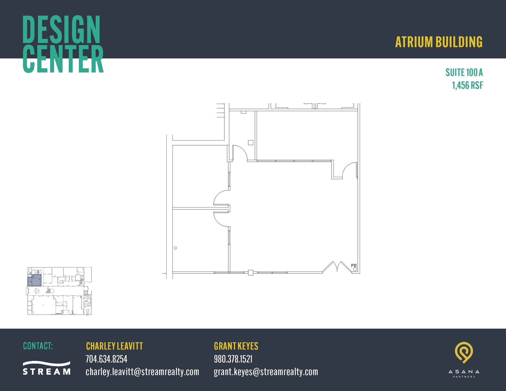 127 W Worthington Ave, Charlotte, NC à louer Plan d’étage– Image 1 sur 1