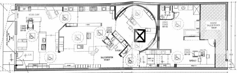 Local commercial dans Puilboreau à louer - Plan d’étage – Image 1 sur 3
