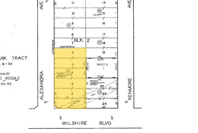 3300 Block Wilshire Blvd, Los Angeles, CA à louer - Plan cadastral – Image 1 sur 1