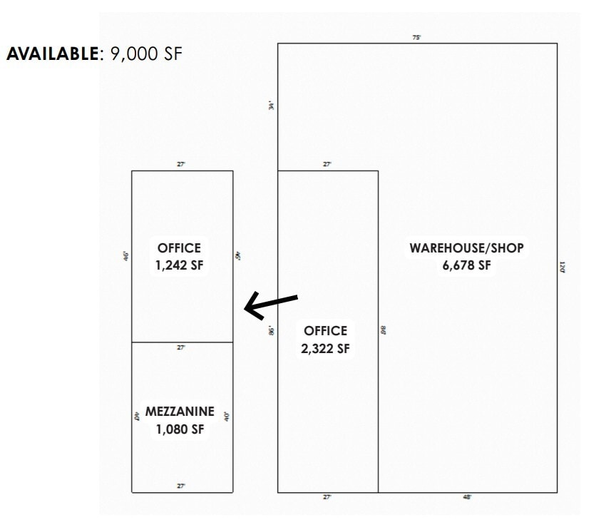 11475-11487 Rocket Blvd, Orlando, FL 32824 - Lot 11483 -  - Plan d’étage - Image 1 of 1