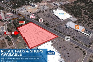 Plus de détails pour S White Mountain Rd, Show Low, AZ - Local commercial à louer