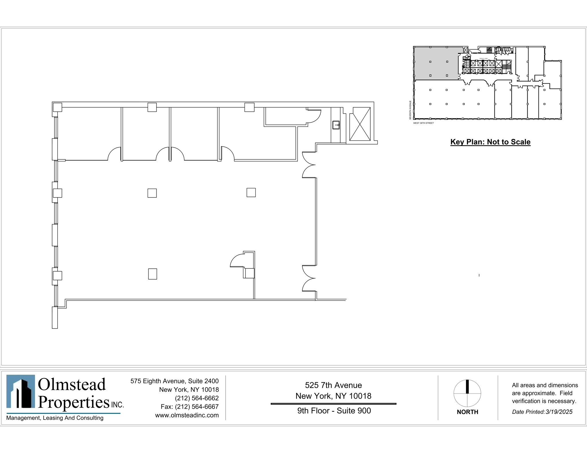 525 Seventh Ave, New York, NY à louer Plan de site– Image 1 sur 1