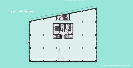 26 Wembley Park Blvd, Wembley à louer Plan d’étage type– Image 1 sur 4
