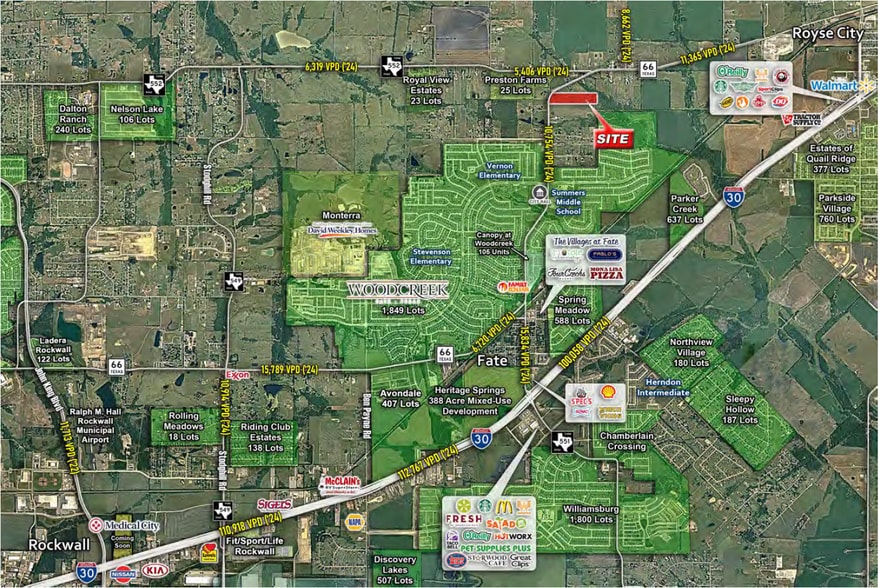 900 Highway 66, Fate, TX à vendre - Aérien – Image 3 sur 5