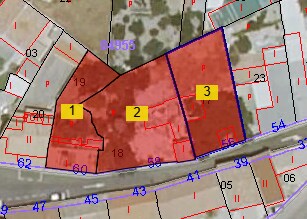 Seseña, TOL - Vue aérienne vue de carte