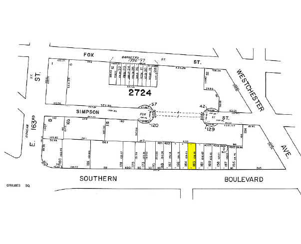 1011 Southern Blvd, Bronx, NY à louer - Plan cadastral – Image 2 sur 2