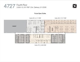 4747 Executive Dr, San Diego, CA à louer Plan d’étage– Image 2 sur 2