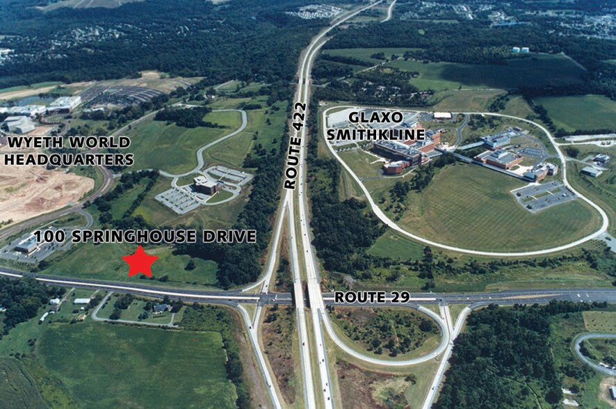100 Springhouse Dr, Collegeville, PA à louer - Aérien – Image 2 sur 21