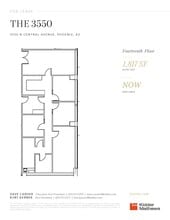 3550 N Central Ave, Phoenix, AZ à louer Plan d’étage– Image 1 sur 4
