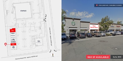 2708 Loker Ave W, Carlsbad, CA à louer Plan de site– Image 1 sur 1