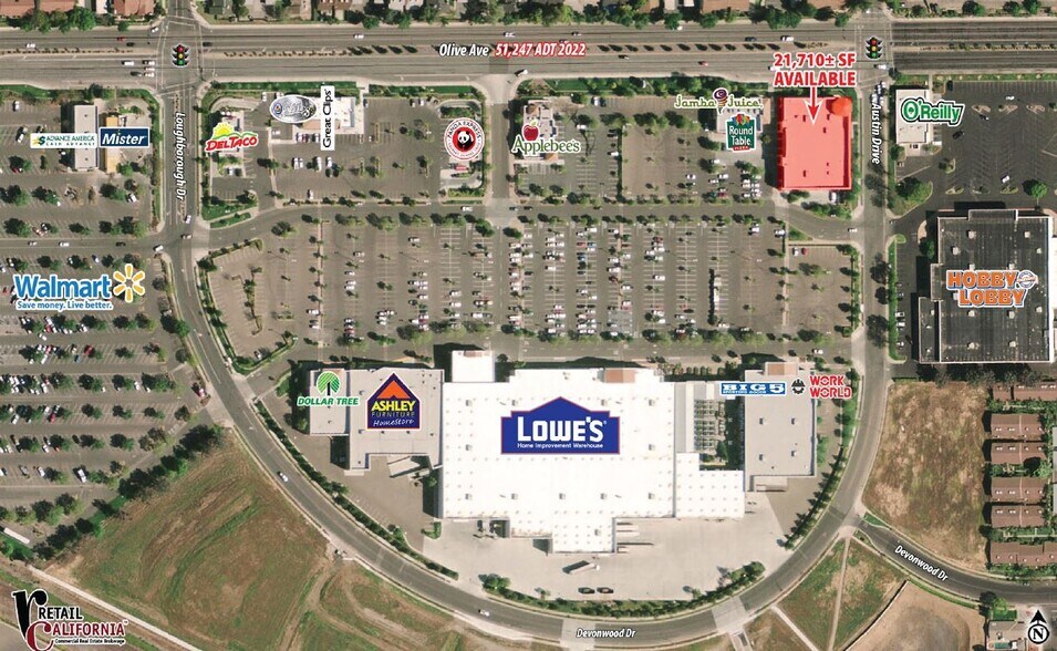 1720 W Olive Ave, Merced, CA à louer - Photo de l’immeuble – Image 3 sur 3