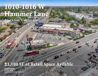 Plus de détails pour 1010-1016 W Hammer Ln, Stockton, CA - Local commercial à louer