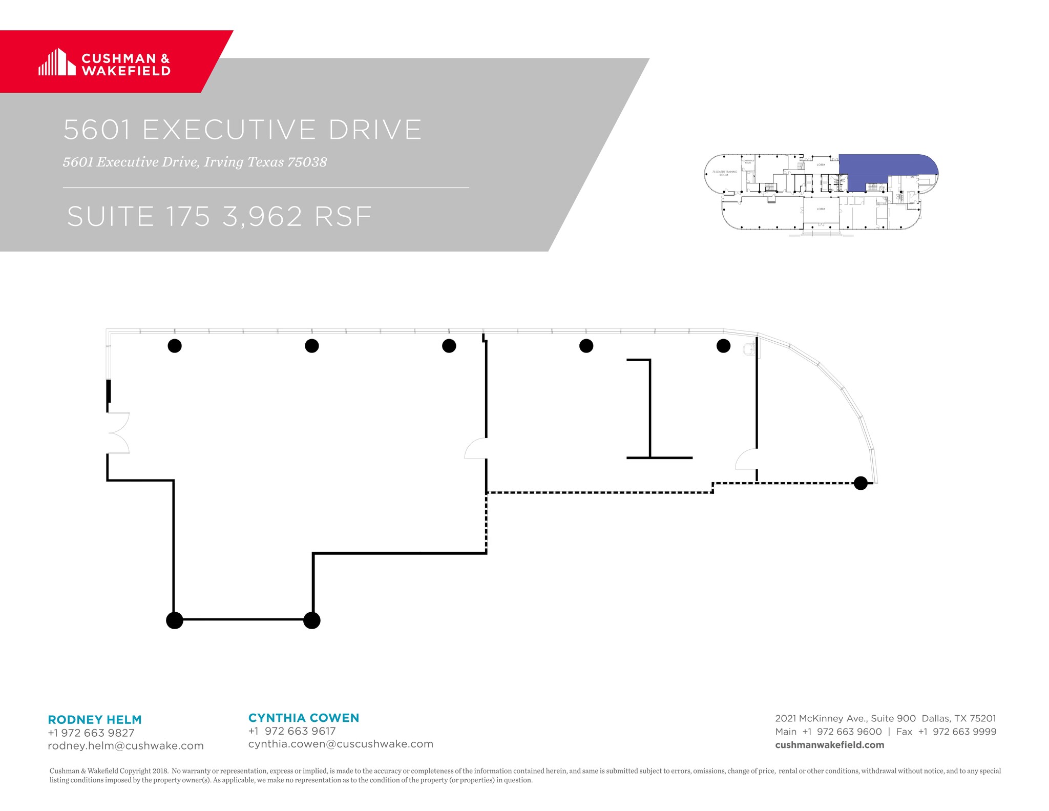 5601 Executive Dr, Irving, TX à louer Plan de site– Image 1 sur 1