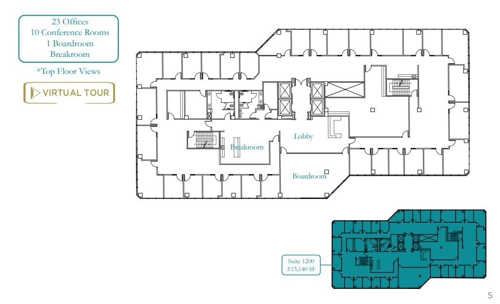 1 Almaden Blvd, San Jose, CA à louer Plan d’étage– Image 1 sur 1