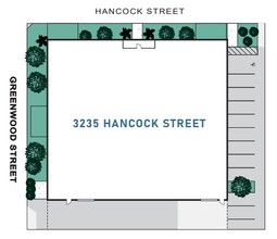 3235 Hancock St, San Diego, CA à louer Plan d’étage– Image 1 sur 1