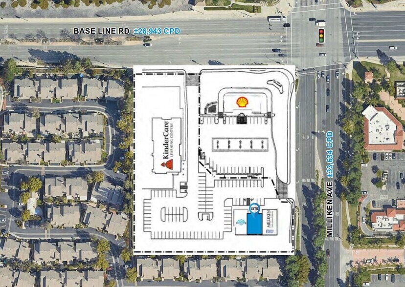 7360 Milliken Ave, Rancho Cucamonga, CA à louer - Plan de site – Image 2 sur 2