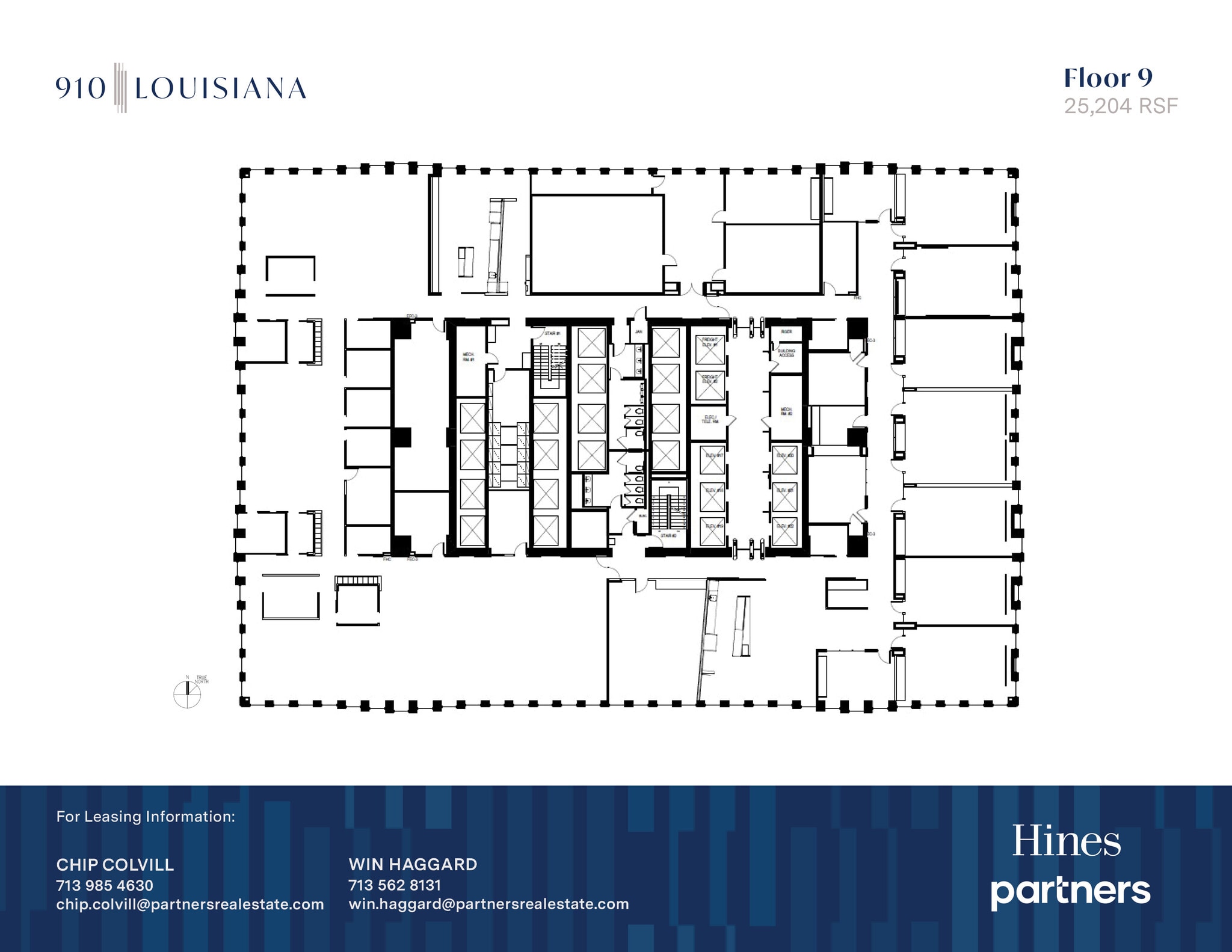 910 Louisiana St, Houston, TX à louer Plan d’étage– Image 1 sur 1