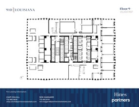 910 Louisiana St, Houston, TX à louer Plan d’étage– Image 1 sur 1