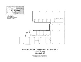 8080 Arco Corporate Dr, Raleigh, NC à louer Plan d’étage– Image 1 sur 1