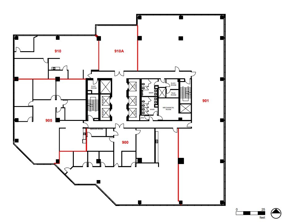 5255 Yonge St, Toronto, ON à louer Plan d’étage– Image 1 sur 1