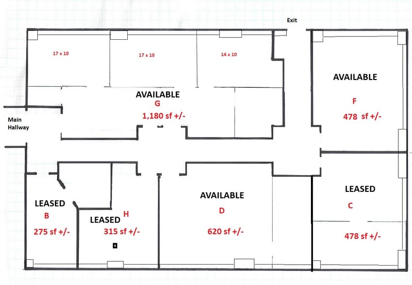 300 S Stratford Rd, Winston-Salem, NC à louer - Plan d’étage – Image 2 sur 8