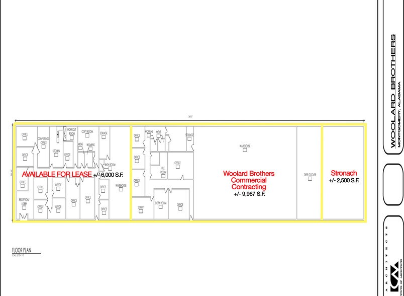521-531 Oliver Rd, Montgomery, AL à vendre - Plan d’étage – Image 3 sur 5