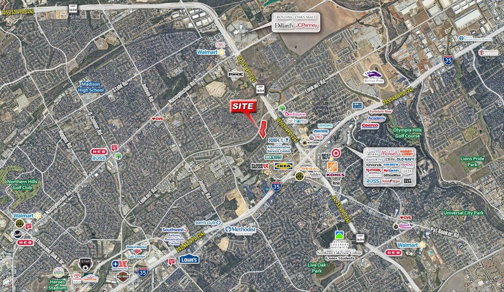 Lookout Rd & Loop 1604, San Antonio, TX à vendre - Aérien – Image 3 sur 3