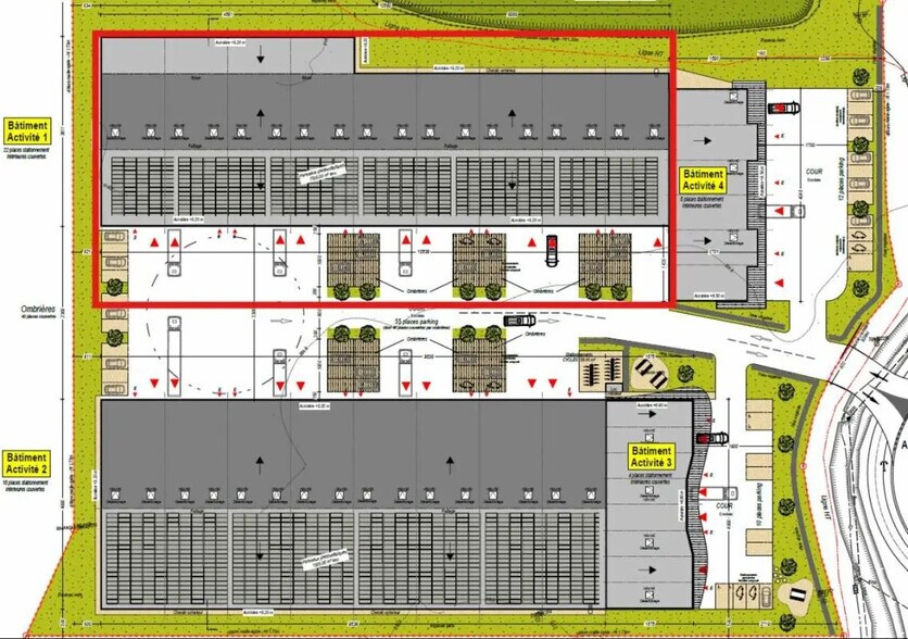 Local d’activités dans Clermont-Ferrand à louer - Plan d’étage – Image 3 sur 9