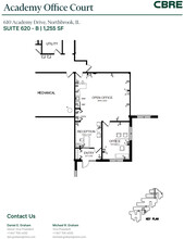 600-650 Academy Dr, Northbrook, IL à louer Plan d’étage– Image 1 sur 1