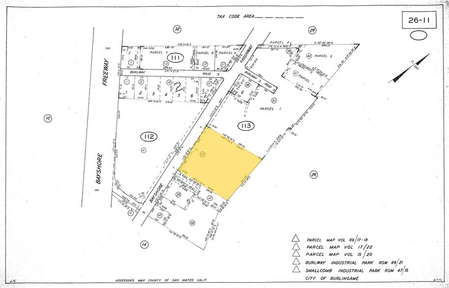 1350 Bayshore Hwy, Burlingame, CA à louer - Plan cadastral – Image 2 sur 5