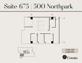1200 Abernathy Rd NE, Atlanta, GA à louer Plan d’étage– Image 1 sur 1