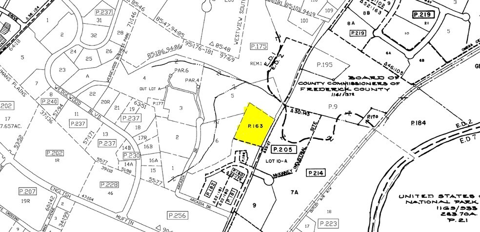 Buckeystown Pike, Frederick, MD à vendre - Plan cadastral – Image 2 sur 2