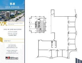 1415 W 22nd St, Oak Brook, IL à louer Plan d’étage– Image 1 sur 1