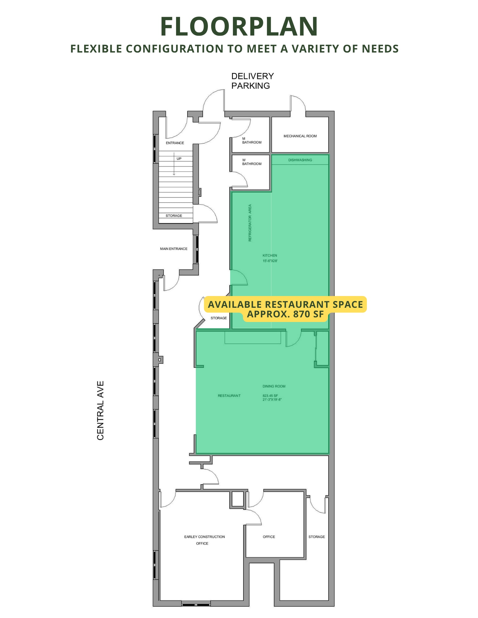 200 Central Ave, Buffalo, MN à louer Plan d’étage– Image 1 sur 11