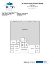 3159-3169 Red Hill Ave, Costa Mesa, CA à louer Plan d’étage– Image 2 sur 2