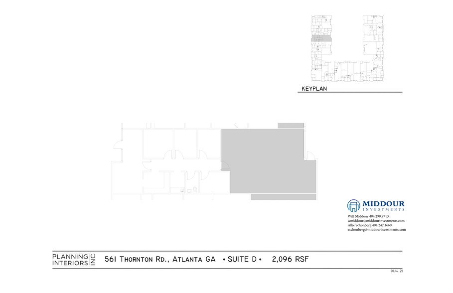 561 Thornton Rd, Lithia Springs, GA à louer - Plan de site – Image 2 sur 9