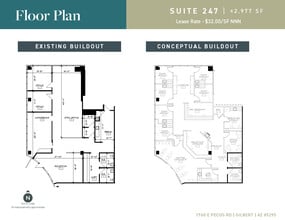 1760 E Pecos Rd, Gilbert, AZ à louer Plan d’étage– Image 1 sur 4