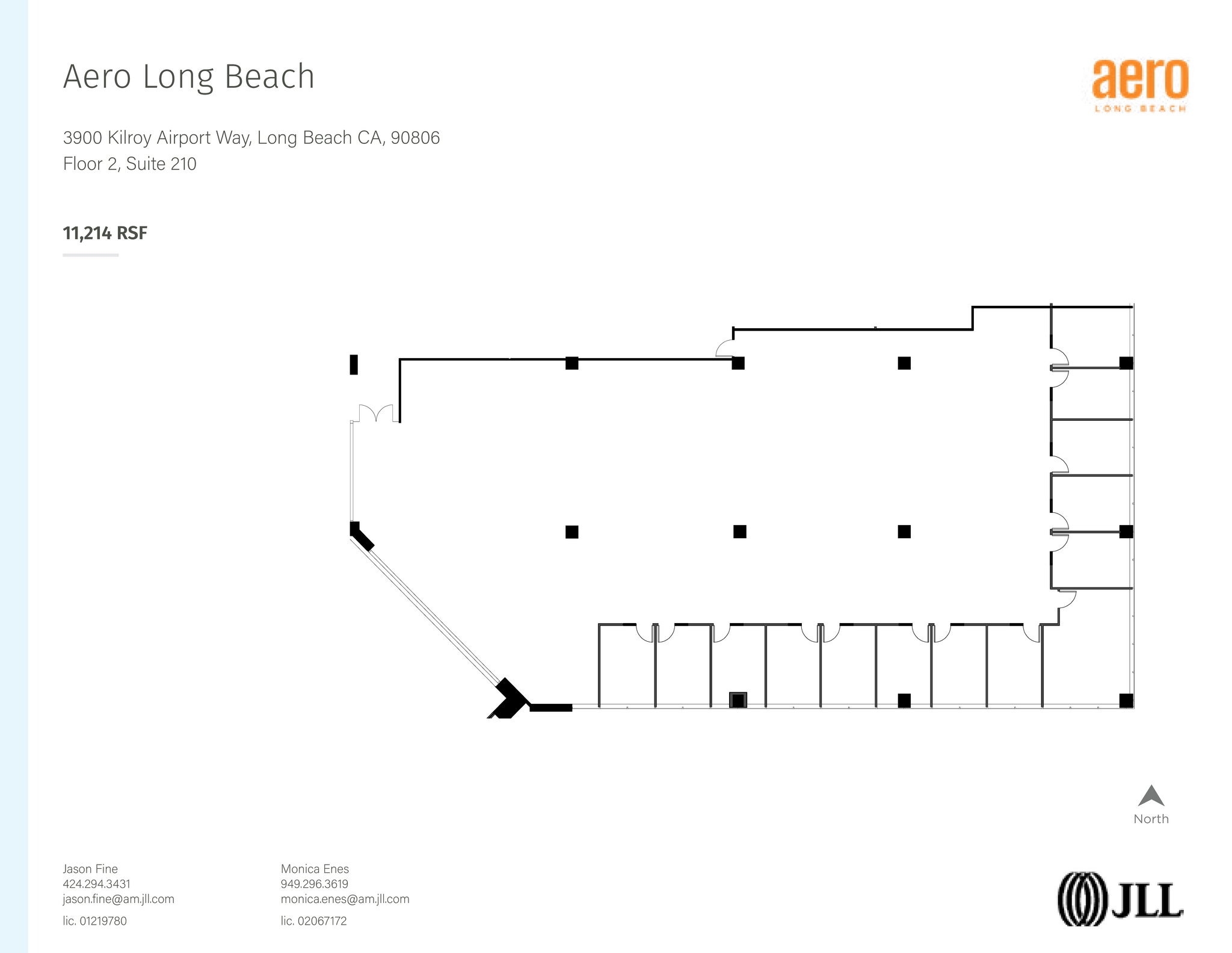 3900 Kilroy Airport Way, Long Beach, CA à louer Plan d’étage– Image 1 sur 1