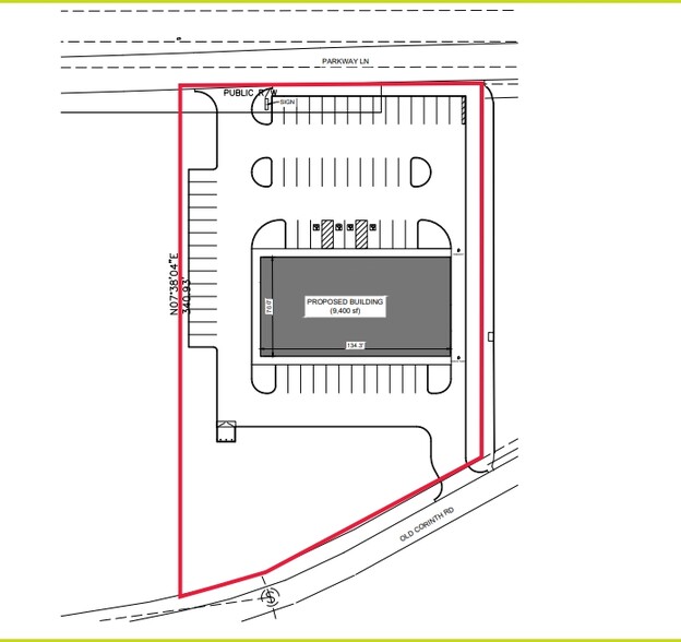 Shops at Evelyn Gandy, Petal, MS à louer - Plan de site – Image 3 sur 3