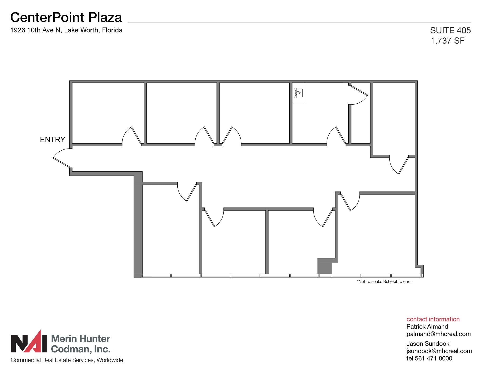 1926 10th Ave N, Lake Worth, FL à louer Plan d’étage– Image 1 sur 1