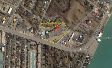 411-423 Michigan St, Algonac, MI - Vue aérienne  vue de carte