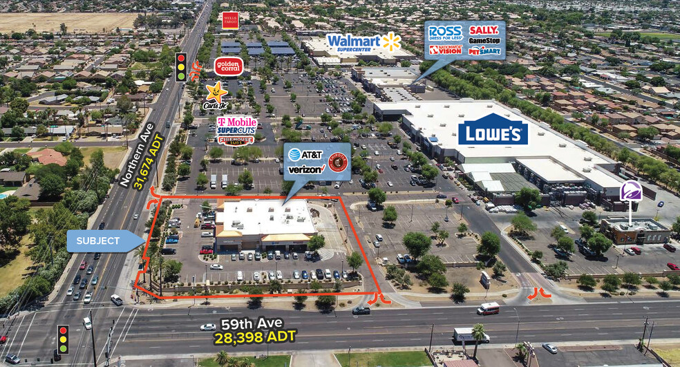 5707 W Northern Ave, Glendale, AZ à louer - Photo de l’immeuble – Image 2 sur 18
