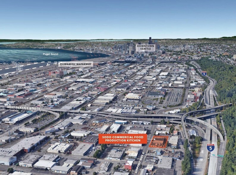 3810 Airport Way S, Seattle, WA à louer - Aérien – Image 2 sur 4