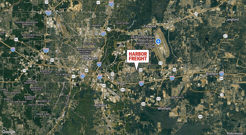 3100 Hwy 80 E, Pearl, MS à vendre - Photo de l’immeuble – Image 3 sur 4