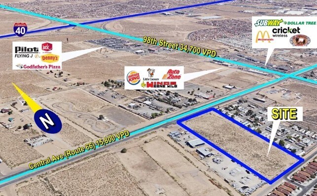 10210 Central Ave SW, Albuquerque, NM à vendre Photo principale– Image 1 sur 2