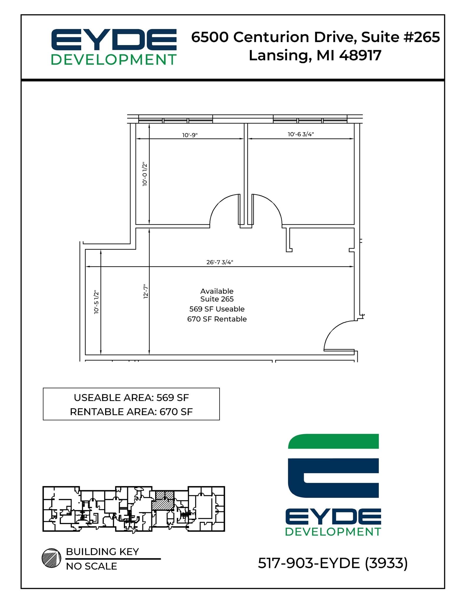 6500 Centurion Dr, Lansing, MI à louer Plan de site– Image 1 sur 1