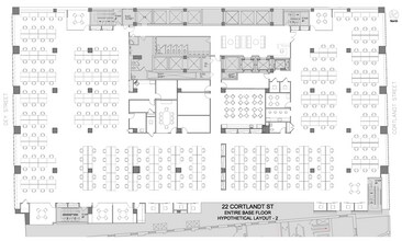 22 Cortlandt St, New York, NY à louer Plan d’étage– Image 2 sur 2