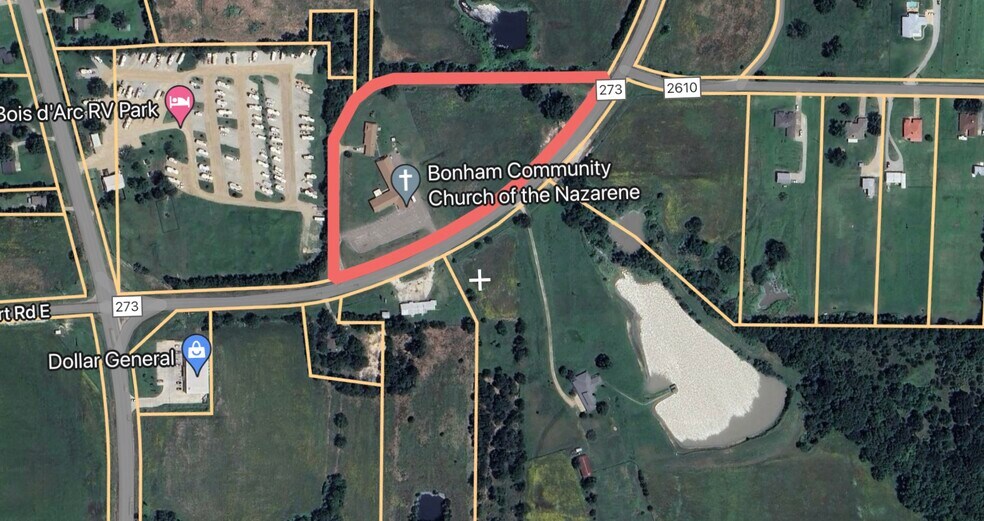 347 FM 273, Bonham, TX à vendre - Aérien – Image 2 sur 6